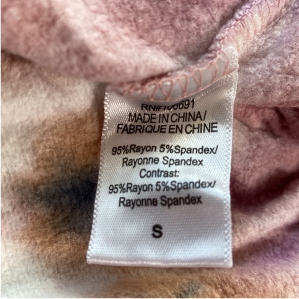 Young Fabulous & Broke Coraline Sweatshirt Pullover Sweater Tie Dye Womens Small - Picture 8 of 8